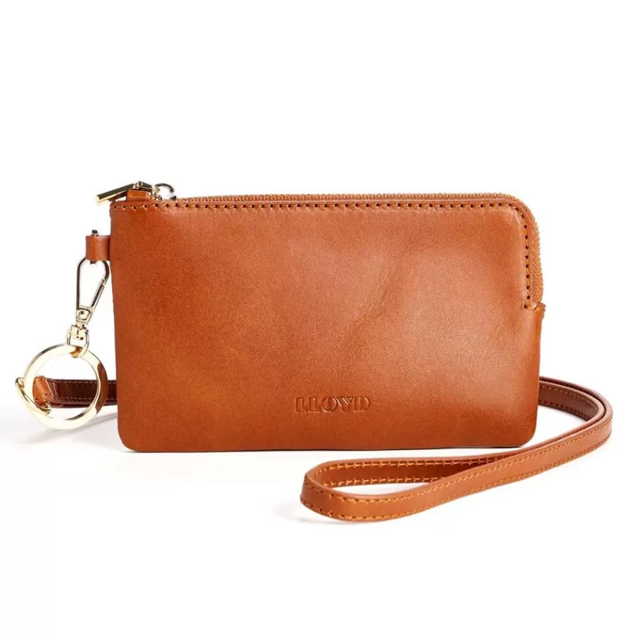 Store D23-21001-OG Zip Case COGNAC Dame Dame Tasker | Dame Tasker